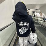 Stussy Hoodie Ash Cotton Pure