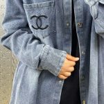 Chanel Outerwear Red Denim