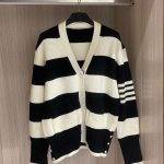 Thom Browne Jacquard Long-Sleeved Cardigan