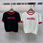 Miu Miu Jacquard Short Sleeves