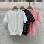 Miu Miu Jacquard Short Sleeves