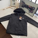 North Windbreaker Red Adjustable Drawstring Daily Commute
