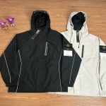 Stone Island Jacket Red Exquisite Workmanship Street Style Patch