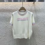 Miu Miu Jacquard Short Sleeves