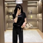 Miu Miu Jacquard Short-Sleeved Shirt