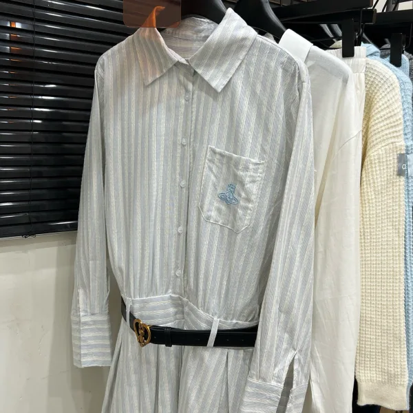 Vivienne Westwood Wood Long-Sleeved Dress