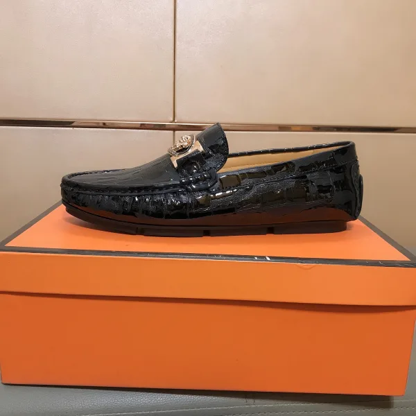 Versace Leather Leather Shoes