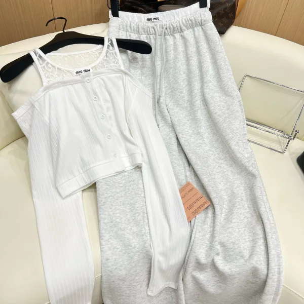 Miu Miu Lace Trousers