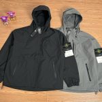 Stone Island Jacket Red Exquisite Workmanship Street Style Patch