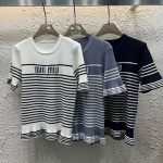 Miu Miu Jacquard Short Sleeves