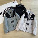 The North Face Outerwear Red Windstopper Daily Commute Outdoor Windproof Spring Summer Autumn Embroidery Color Blocking Multiple Splicing