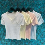 Miu Miu Lace Short Sleeves