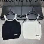 Miu Miu Leather Tank Top