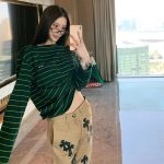 Miu Miu Cotton Long-Sleeved T-Shirt For Spring