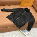 Louis Vuitton Jacket Red Wool Jacquard Embroidery