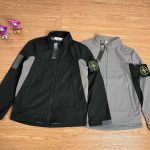 Stone Island Jacket Red Exquisite Workmanship Street Style Functional Outdoor Patch