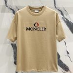 Moncler Ruler Red Cotton Pure Silk Silky Smooth Spring Summer And Embroidery Patch