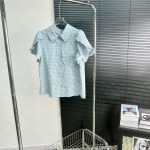 Miu Miu Plaid Short Sleeves