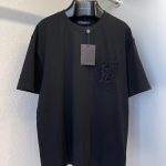 Louis Vuitton Short-Sleeved Shirts Color Cotton Pure Mesh