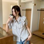 Miu Miu Satin Short-Sleeved Shirts