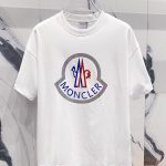 Moncler Short Sleeves Red Cotton Pure Silk Silky Smooth Spring Summer And