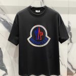 Moncler Short Sleeves Red Cotton Pure Silk Silky Smooth Spring Summer And
