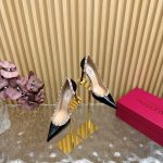 Valentino Sandals Red Genuine Leather Sheepskin Patent