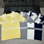 Saint Laurent Gold Short Sleeves