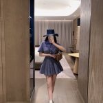 Miu Miu Plaid Short-Sleeved Shirts
