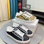 Versace Printed Fabric Casual Shoes