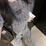Miu Miu Jacquard Short-Sleeved Shirt