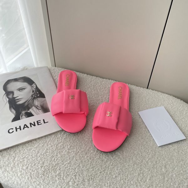 Chanel Flat Bottoms Genuine Leather Summer Early