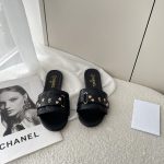 Chanel Flat Bottoms Genuine Leather Summer Early