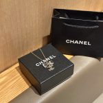 Chanel Necklace Red Acrylic Lace Spring Summer