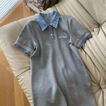 Miu Miu Plaid Short-Sleeved Shirts
