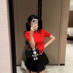 Miu Miu Silk Short-Sleeved Polo Shirt