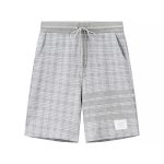 Thom Browne Shorts Red Cotton Pure Retro Plaid Sophistication Summer