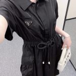 Prada Nylon Short-Sleeved Tops