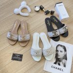 Chanel Pearl Slippers Summer Early