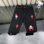 Chrome Hearts T-Shirts Red Patch