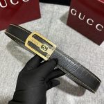 Gucci Belt Red Cowhide