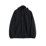 Balenciaga Jacket Red Nylon Zippered Pocket