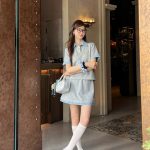 Miu Miu Plaid Short-Sleeved Shirts