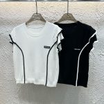 Miu Miu Lace Short Sleeves