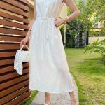 Miu Miu Lace Dress With Lace Trim