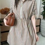 Miu Miu Plaid Dress