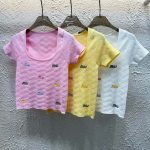 Miu Miu Jacquard Short Sleeves