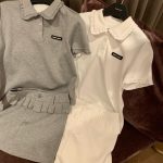 Miu Miu Lace Short-Sleeved Shirts