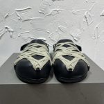 Rick Owens Slippers Ash Cowhide Rubber Outsole Lace Spring Summer