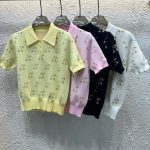 Miu Miu Jacquard Short Sleeves